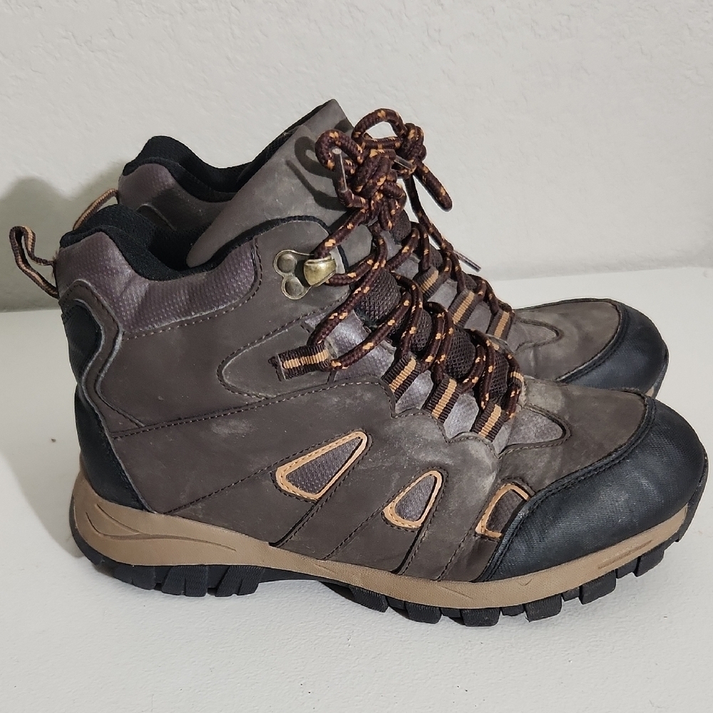 Deer Stag Drew Shoes Brown Black Athletic Rugged Sneakers Boots Size 6.5 Big Kid